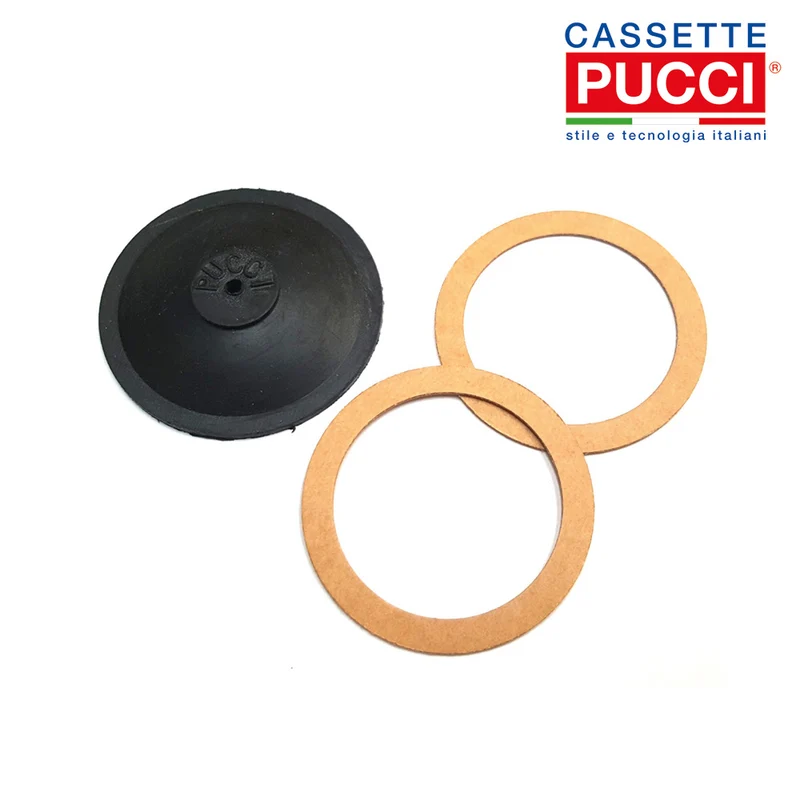 Pucci - membrane avec 2 joints en fibre pour bouton