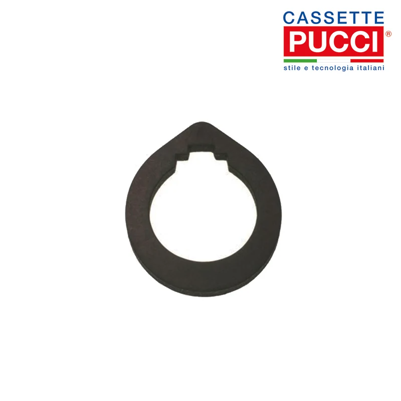 Joint en caoutchouc profilé Pucci - 2,5 mm pour bouton en laiton