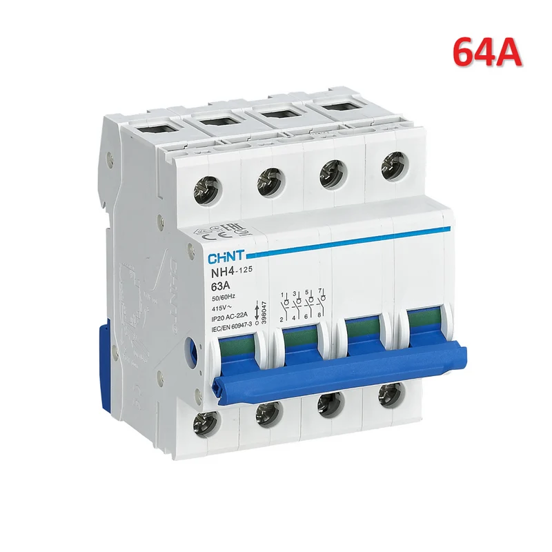 Sectionneur modulaire NH4-125/63-4P 4P 63A