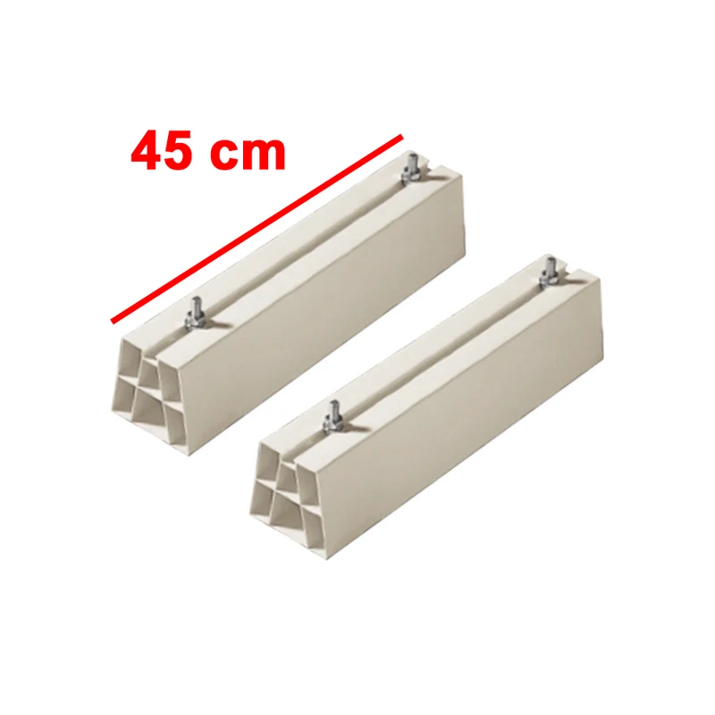 Paire de socles sur pied pour unités de climatisation extérieures - 450 mm