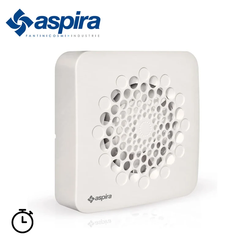 Aspirateur hélicoïdal Fantini Cosmi ASPIRANTE avec minuterie d'arrêt automatique - pour trou Ø 80 100 120 (mm)