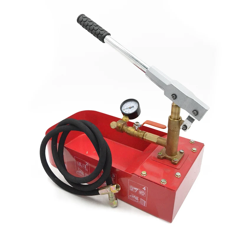 Pompe manuelle pour les essais et le chargement du système