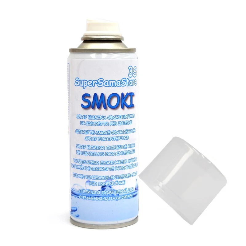 SMOKI - Spray éliminateur d'odeurs de fumée qui absorbe la fumée