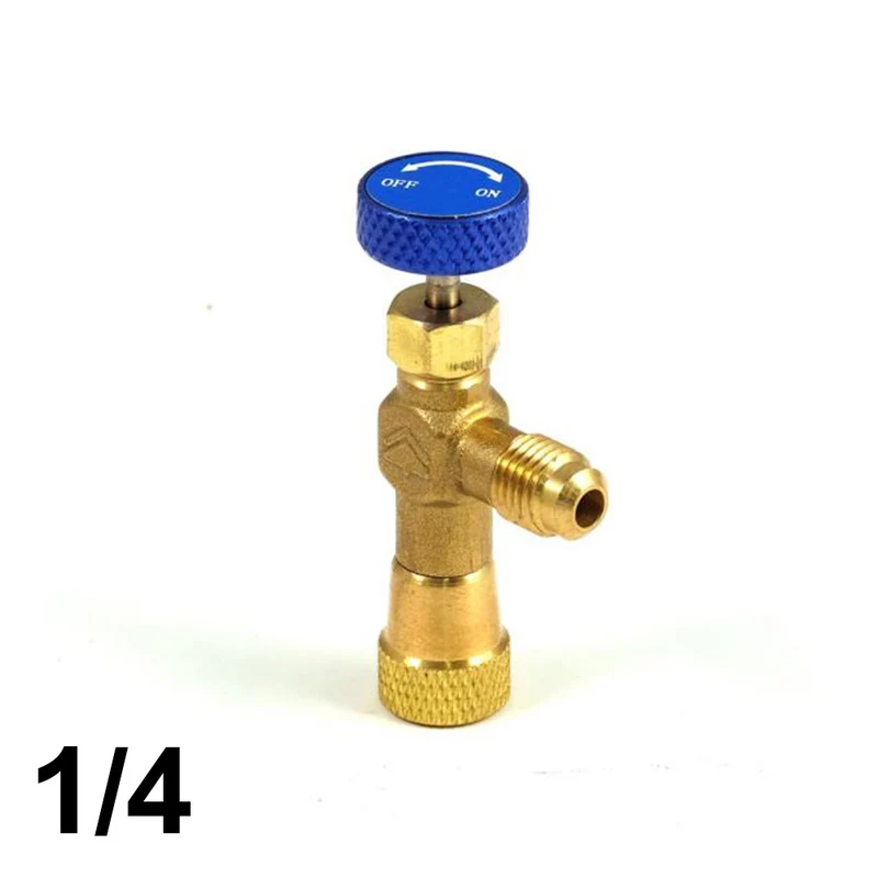 Vanne d'arrêt professionnelle 1/4'' SAE R404A R407C R134A