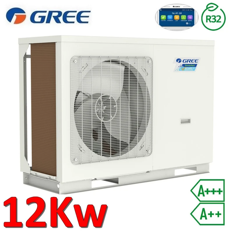 Pompe à chaleur air-eau monobloc Gree Versati 3 R32 12 kW 1 PH