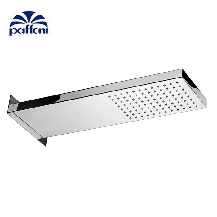 Pommeau de douche rectangulaire en métal Paffoni FREE 50 x 16 cm - ZSOF098CR