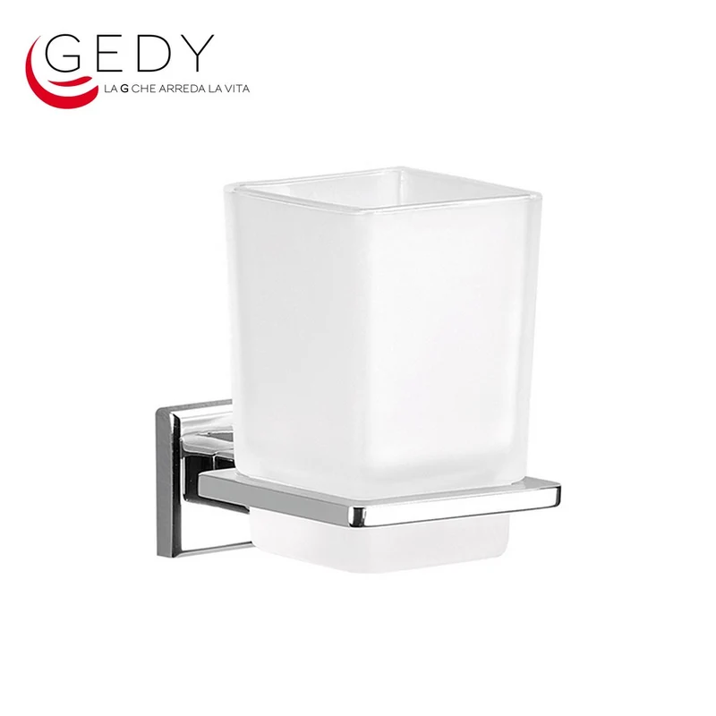 Porte-brosse à dents en verre GEDY COLORADO