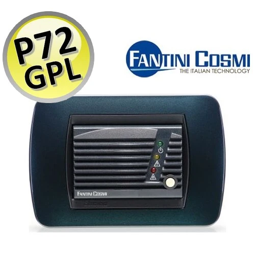P72 - Détecteur de fuites de gaz GPL intégré pour environnements résidentiels - Fantini Cosmi