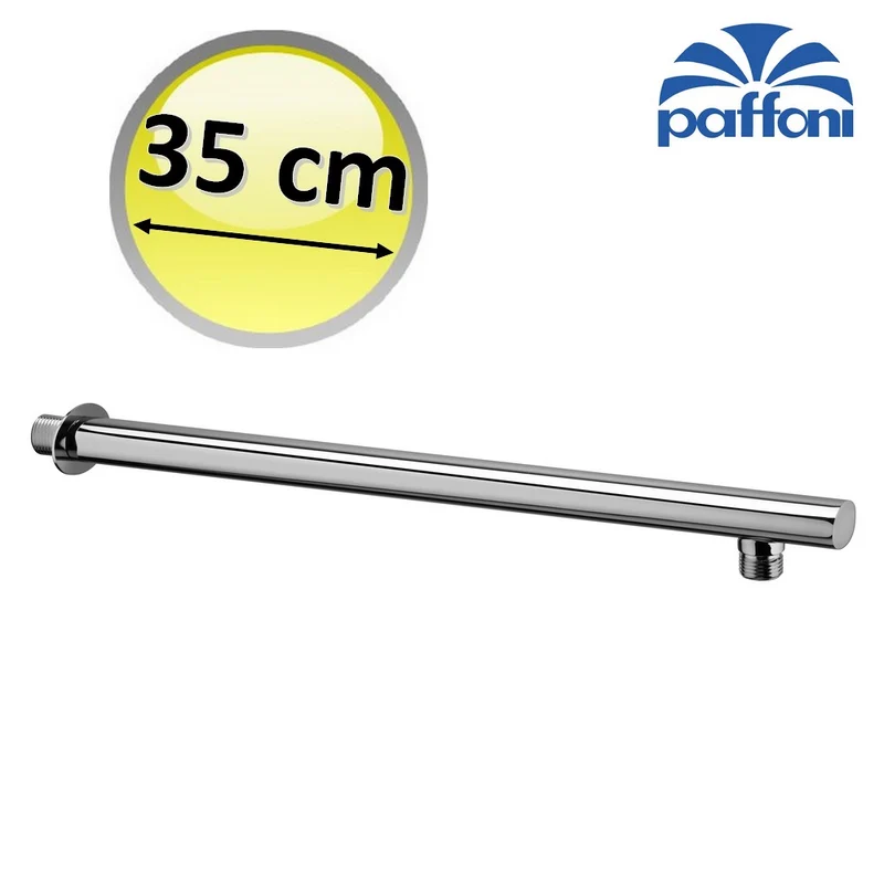 Bras de douche elliptique PAFFONI ZSOF090CR 35 cm