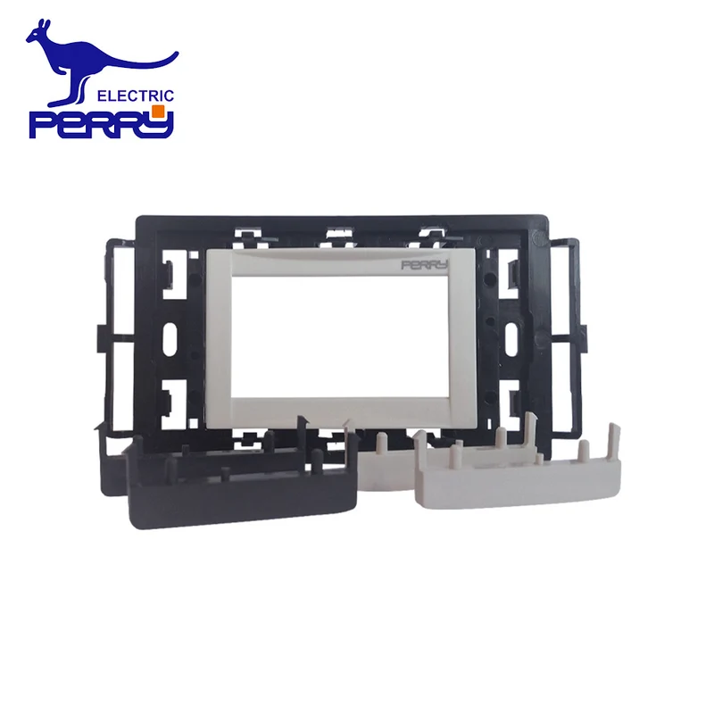 Perry 1PAFT54243IP - Plaques d'adaptation pour kit de finition de thermostats encastrés
