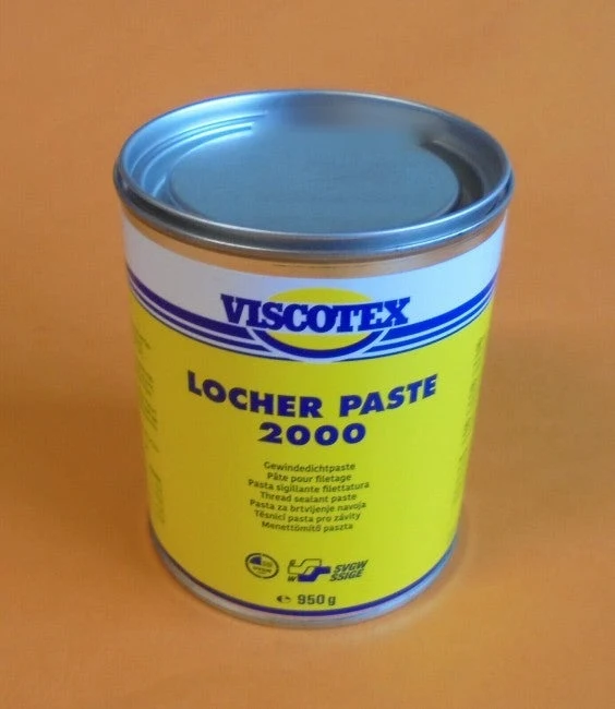 Pâte Locher 2000, pot de 950 g - pâte mastic pour filetages de plomberie et de chauffage