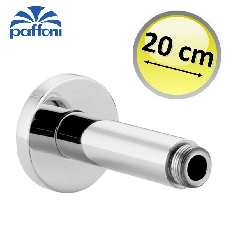 Bras de douche vertical de plafond Paffoni ZSOF065CR 20 cm