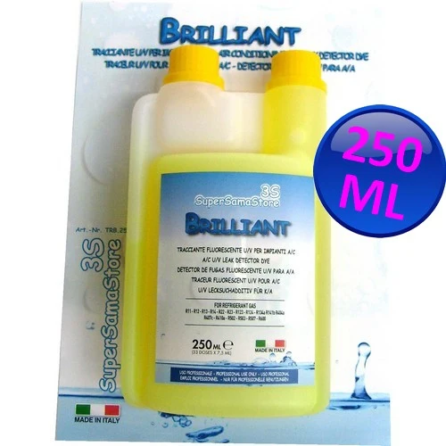 Traceur fluorescent UV BRILLIANT, sachet de 250 ml