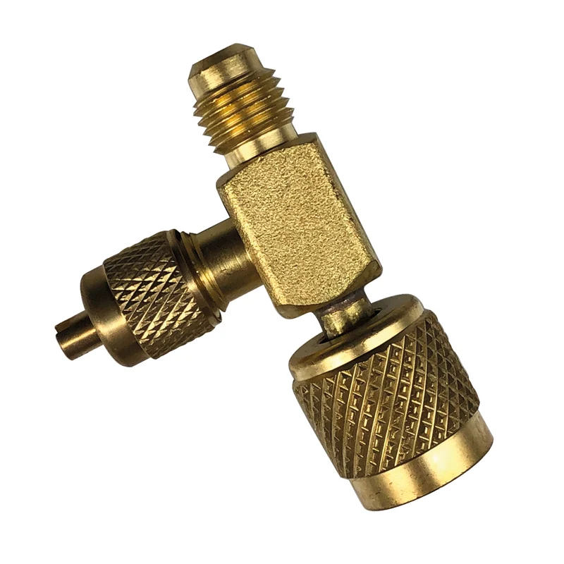 Raccord en T SAE 1/4", femelle-mâle-mâle