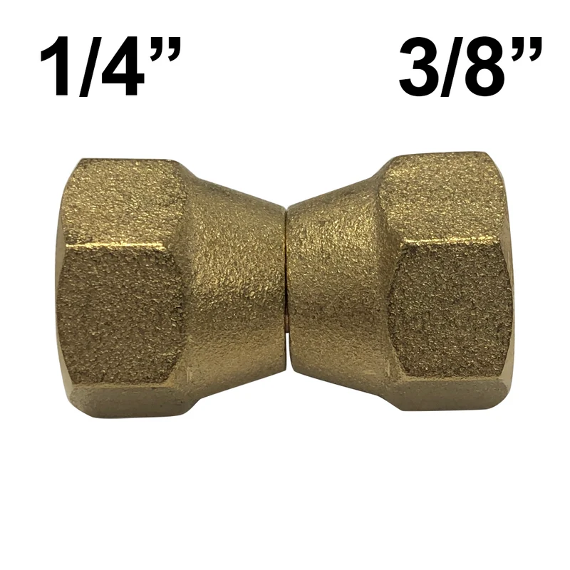 Raccord double à pivot réduit 1/4'' 3/8'' SAE