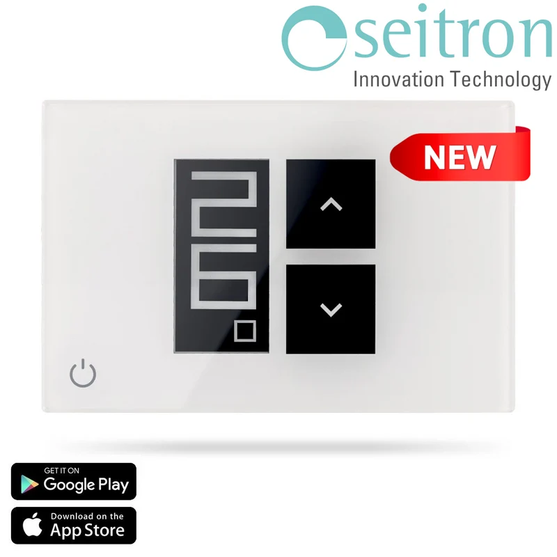 Chronothermostat de classe V - Mur d'affichage hebdomadaire du temps Wi-Fi - SEITRON
