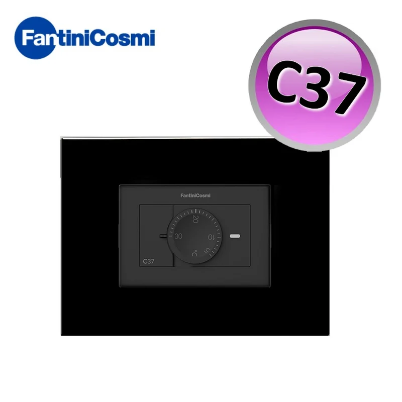 C37 - Thermostat d'ambiance intégré Fantini Cosmi 230 V-50 Hz