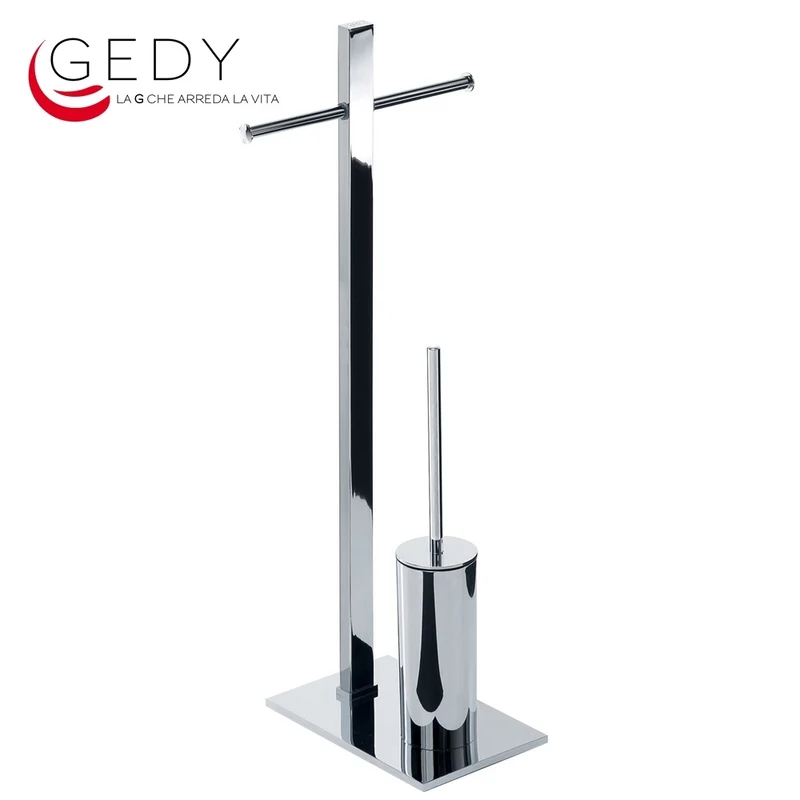 Porte-rouleau de papier toilette et support pour brosse de toilette TOBIA 713213 GEDY