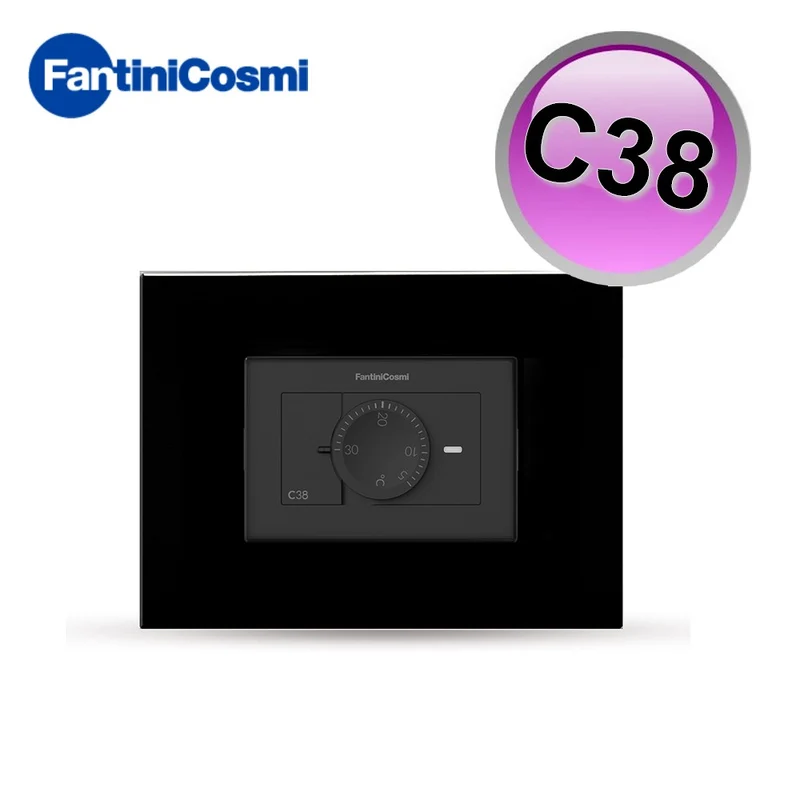 C38 - Thermostat électronique intégré à piles Fantini Cosmi