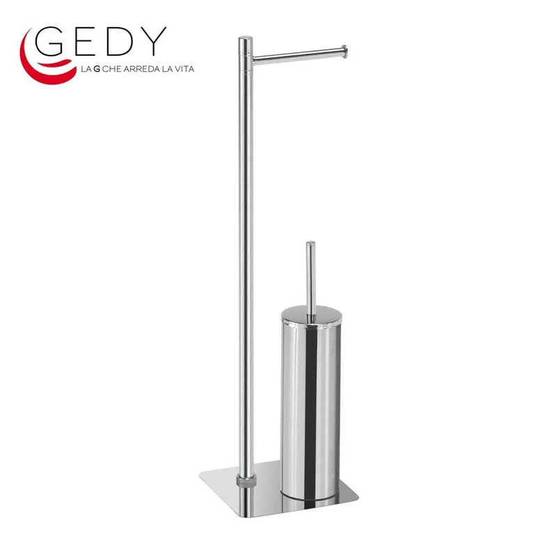 Porte-rouleau de papier toilette et support pour brosse de toilette - ARTÙ 113213 GEDY