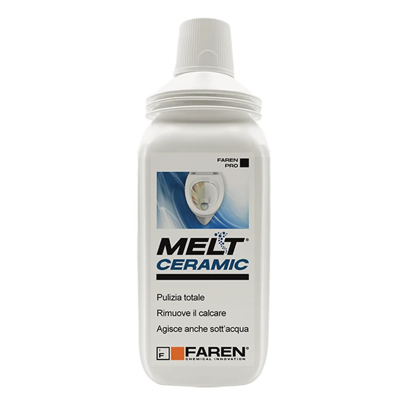Melt Ceramic 750 ml Faren Détartrage et traitement anticalcaire pour appareils sanitaires en céramique