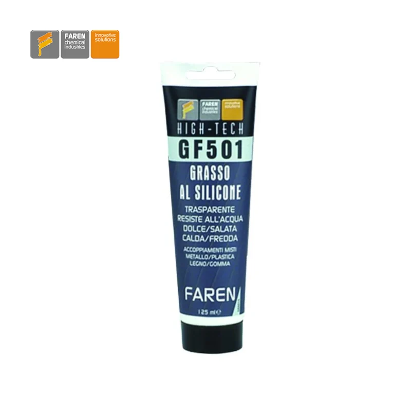 Graisse silicone transparente Faren GF501, tube de 125 ml