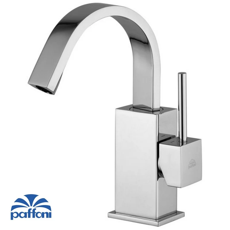 Mitigeur de bidet PAFFONI LEA838 CR LEVEL - bec plat pivotant