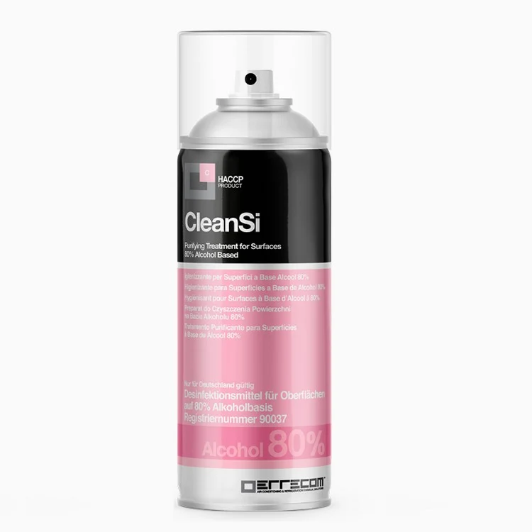 CleanSi - Désinfectant de surface à base d'alcool à 80 %