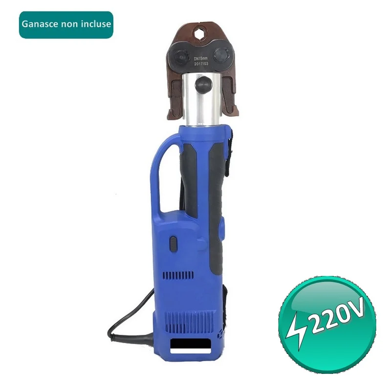Outil de sertissage électrique 220 V pour tuyaux et raccords en cuivre, multicouches et PEX