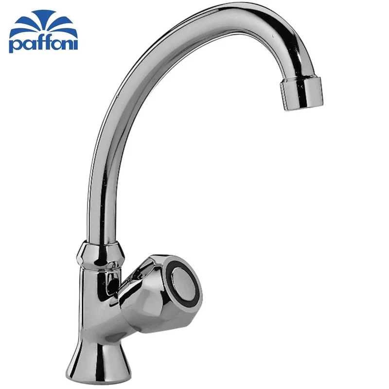 Robinet d'évier DANUBIO Paffoni, eau froide uniquement, bec haut, bec pivotant