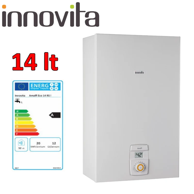 INNOVATION AMALFI ECO 14 RS i HM (HAUTE MODULATION) EN MONTAGNE - Méthane - chauffe-eau instantané 14 L à faibles émissions de NOx avec chambre étanche
