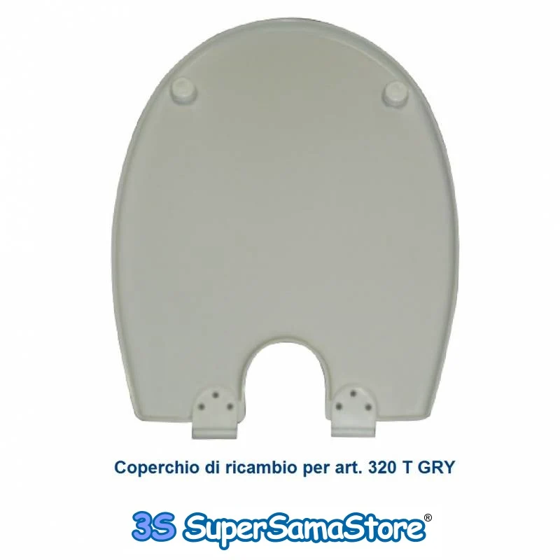 Couvercle de rechange thermodurcissable pour siège de toilette bidet, référence 320 ORIGINAL