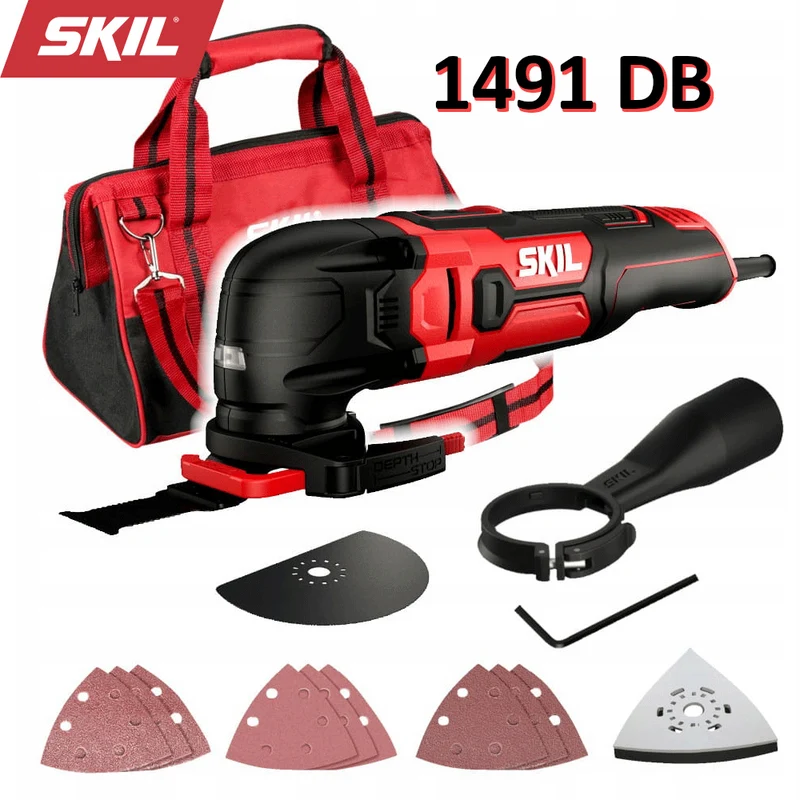 Outil multifonction SKIL 1491 DB 300W pour le ponçage, le sciage et la coupe