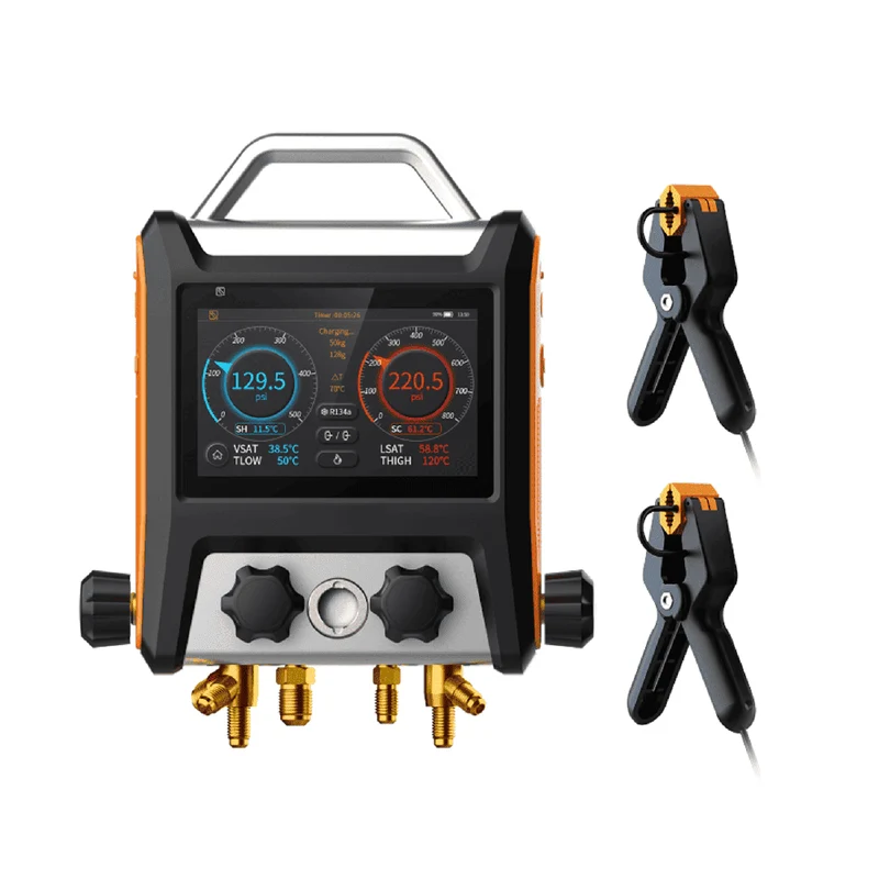 Collecteur de gaz réfrigérant numérique 4 voies ELITECH MS-4000