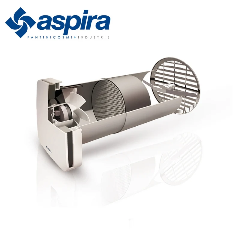 ASPIRA - Unité de récupération de chaleur Aspirvelo Air Ecocomfort 160 avec échangeur céramique SANS RÉGULATION