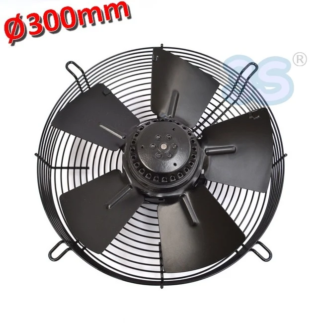 Ventilateur axial Ø 300 mm 90 W 220 V - avec moteur et grille