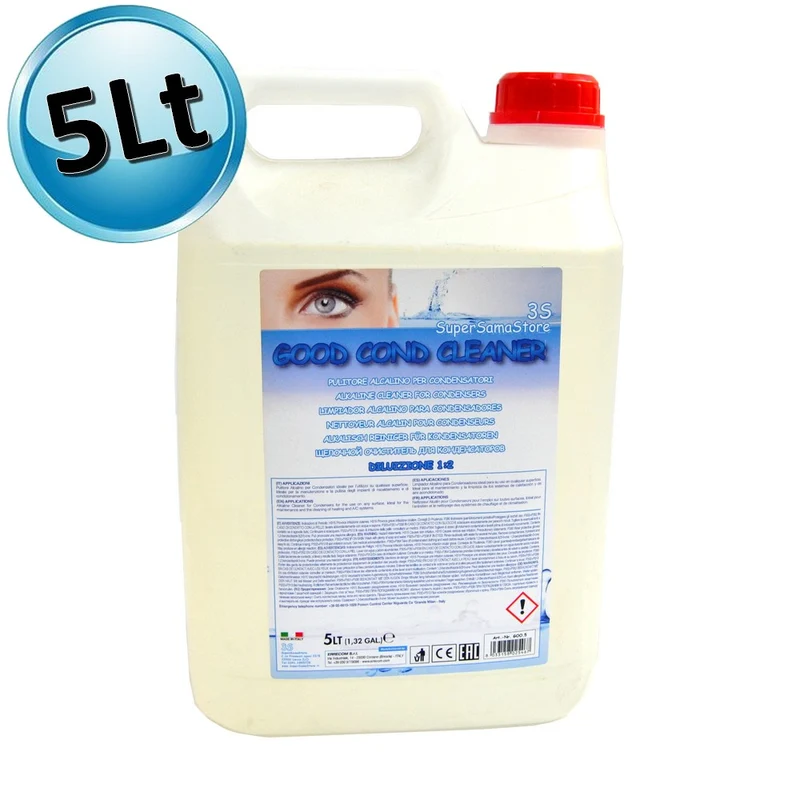 Détergent nettoyant pour condenseur, bidon de 5 L, à diluer - GOOD COND CLEANER