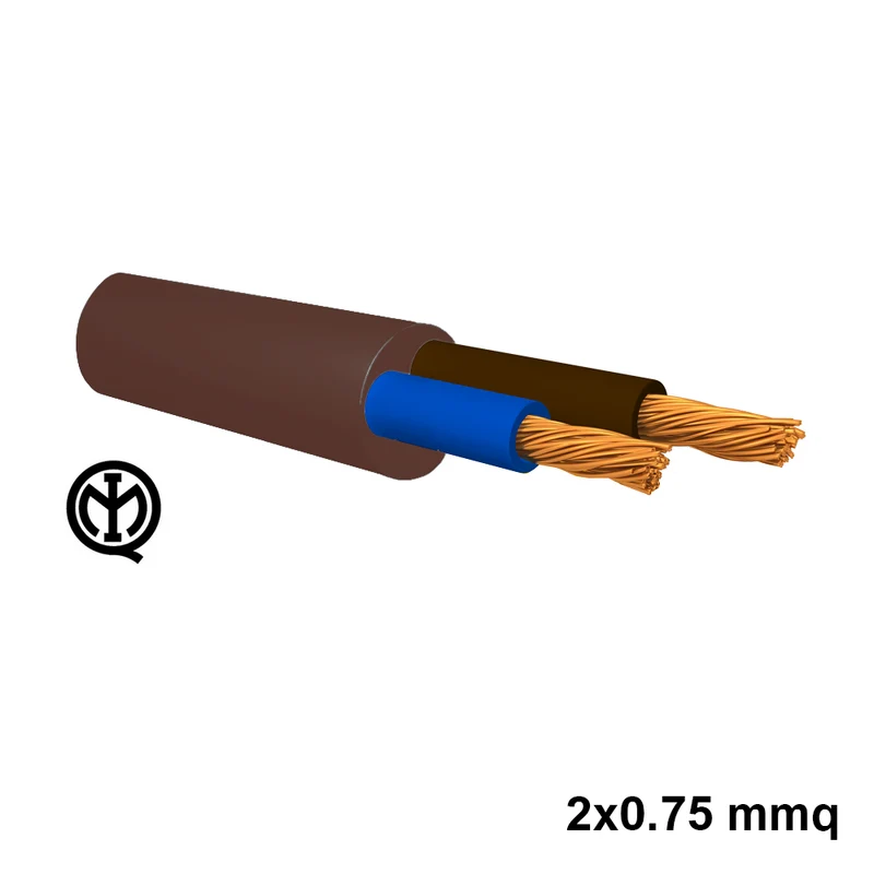Câble électrique biconducteur FS16 FROR - 2 x 0,75 mm² - Rouleau de 100 m