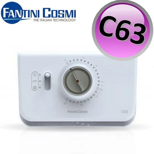 C63 - Thermostat électronique à piles Fantini Cosmi