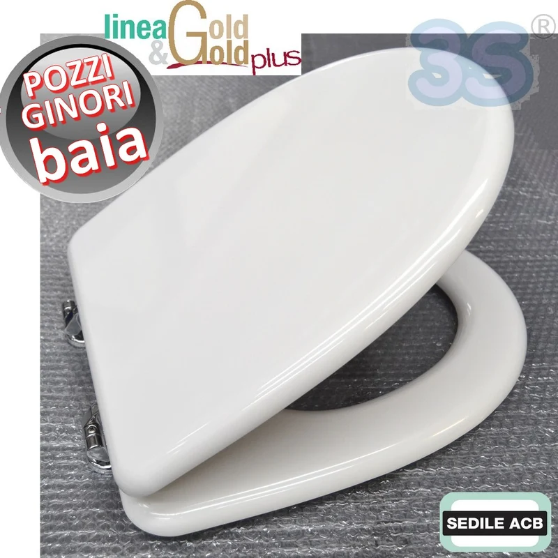 Abattant de toilette Pozzi Ginori BAIA - Ligne ACB Ercos Gold
