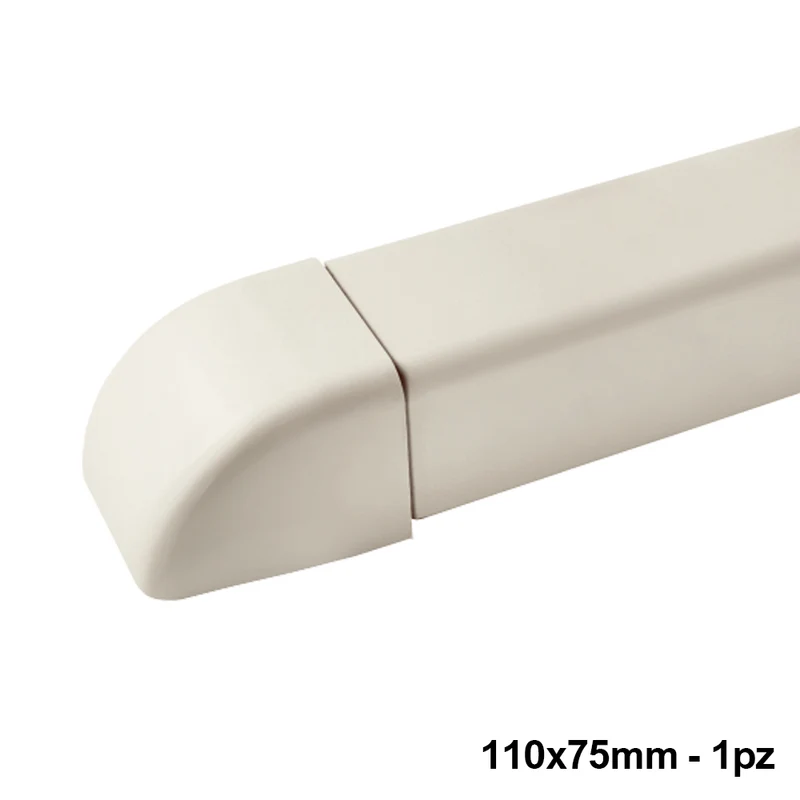 Embout pour conduit 110 x 75 mm - 1 pièce