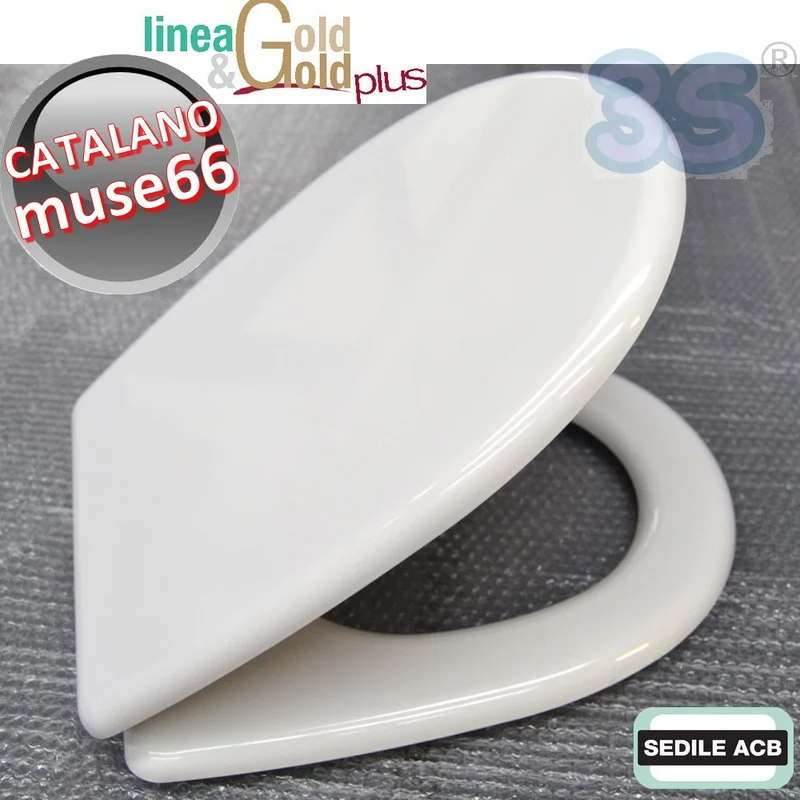Abattant de toilettes MUSE 66 Catalano - ACB Ercos Gold line