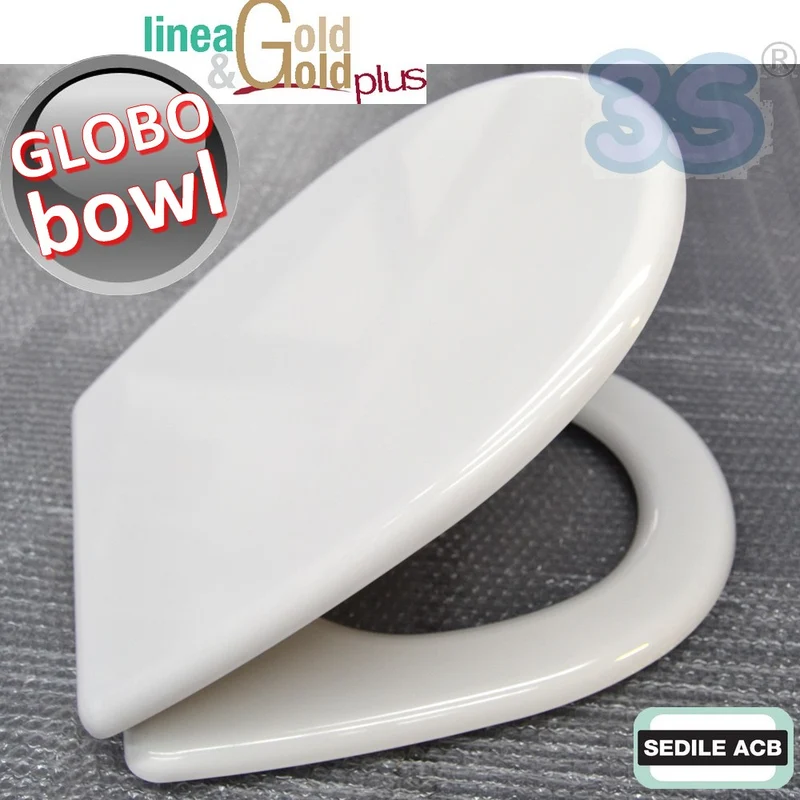 Abattant de toilette BOWL Ceramica Globo - ACB Ercos Gold line