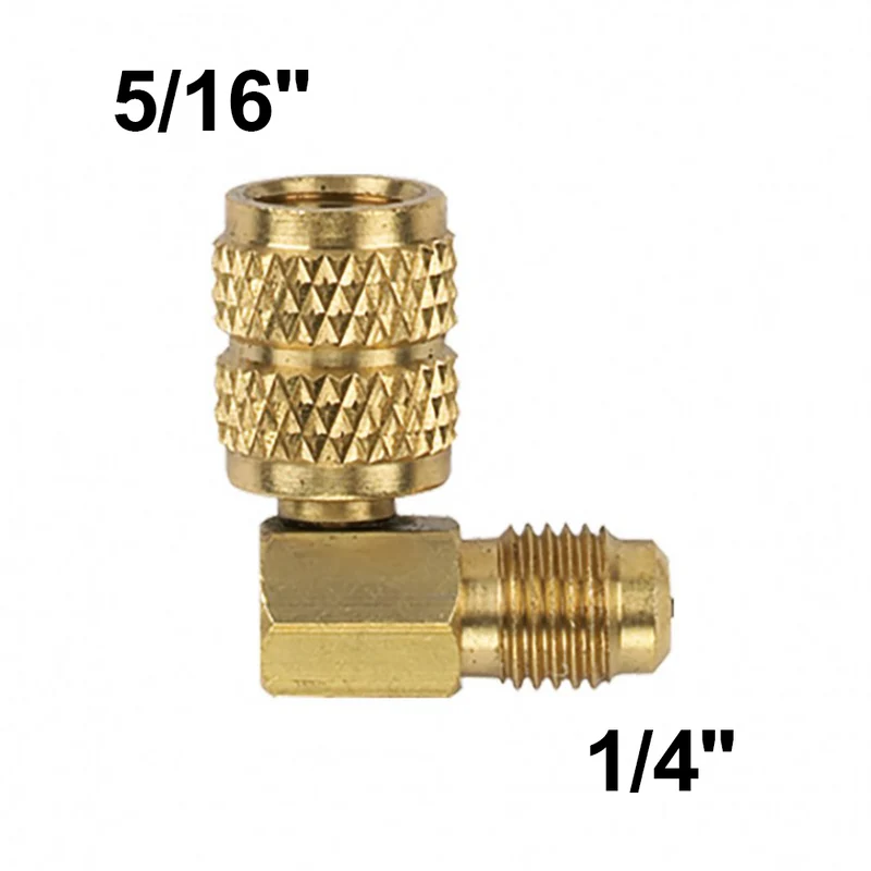 Raccord pivotant courbé F 5/16'' x M 1/4'' SAE avec goupille de pression