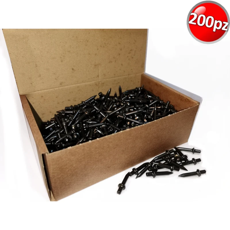 Lot de 200 clous en acier pour charnières - Longueur 22 mm