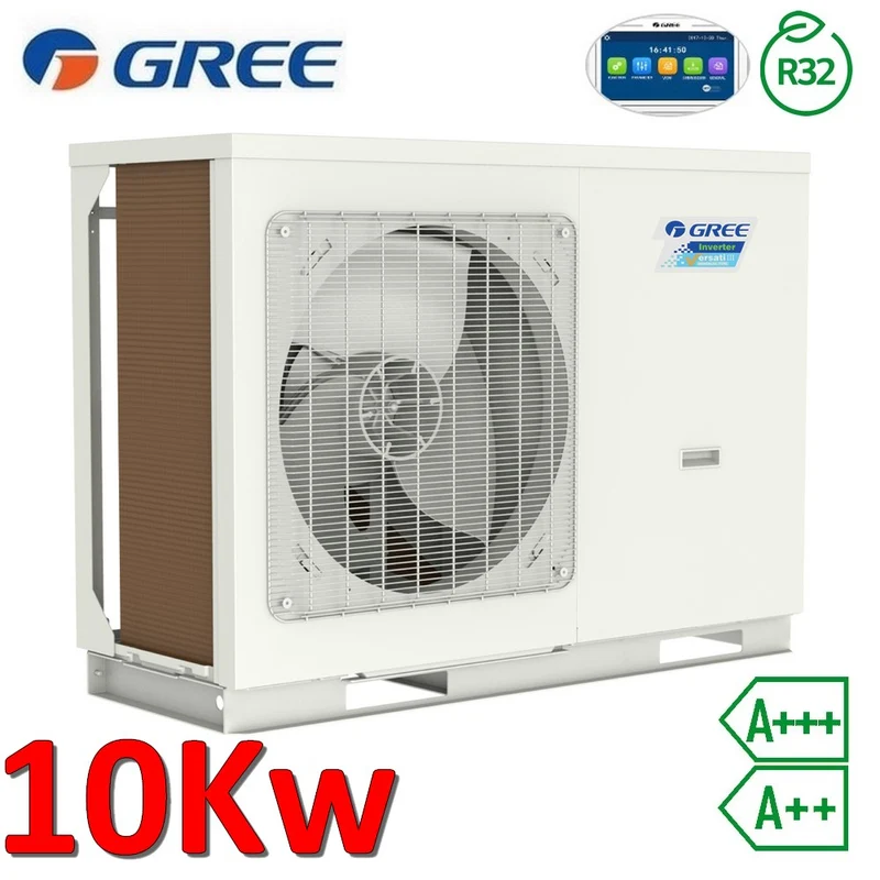 Pompe à chaleur air-eau monobloc Gree Versati 3 R32 10,0 kW 1 PH