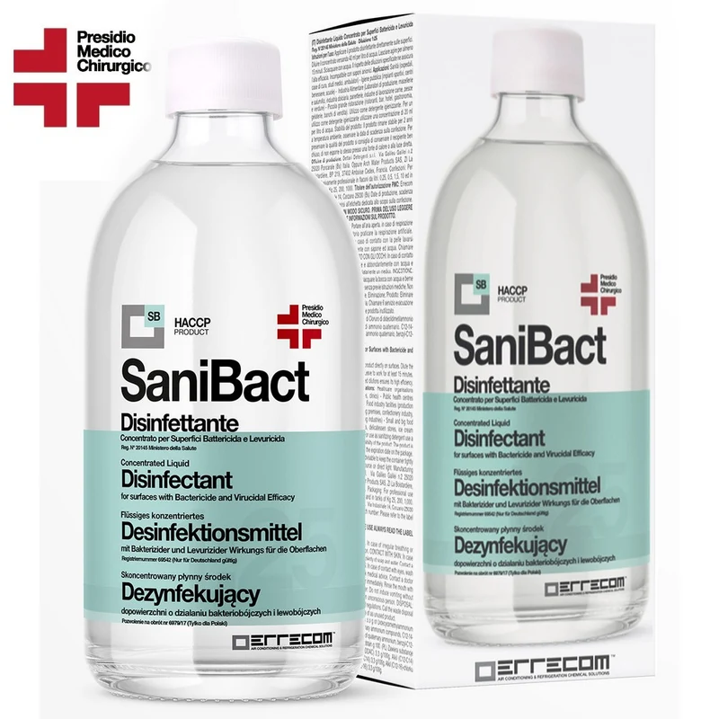 SANIBACT - Désinfectant de surface bactéricide concentré 1:25, 500 ml