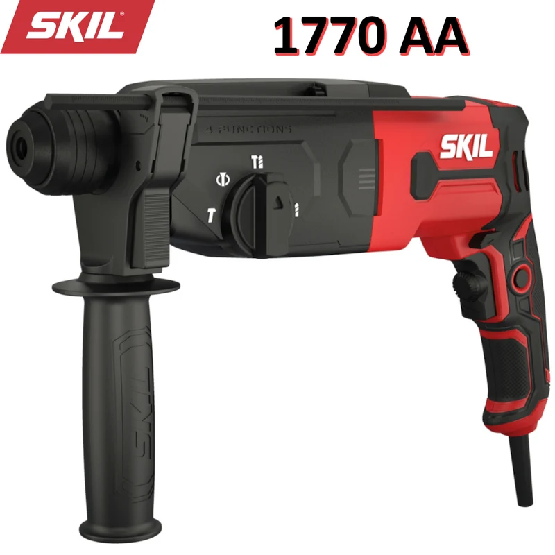 Perceuse à percussion pneumatique SKIL 1770 AA 850W SDS+ à changement rapide avec outil à quatre fonctions