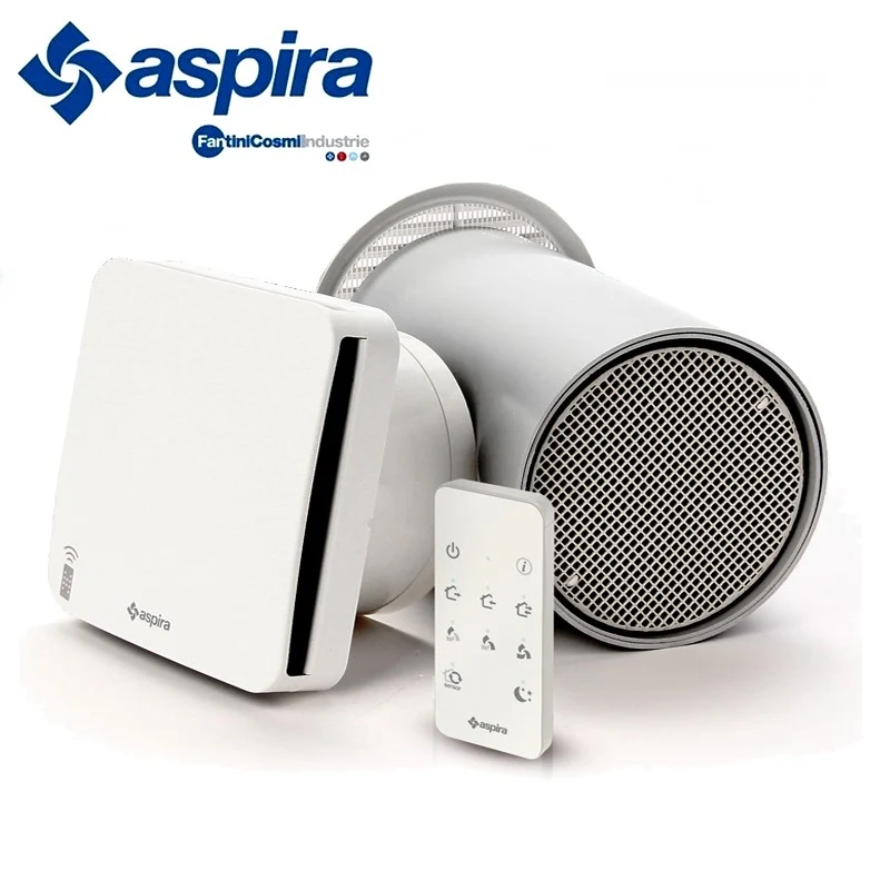 ASPIRA - Unité de récupération de chaleur et purificateur d'air Aspirvelo Air Rhinocomfort 160 RF