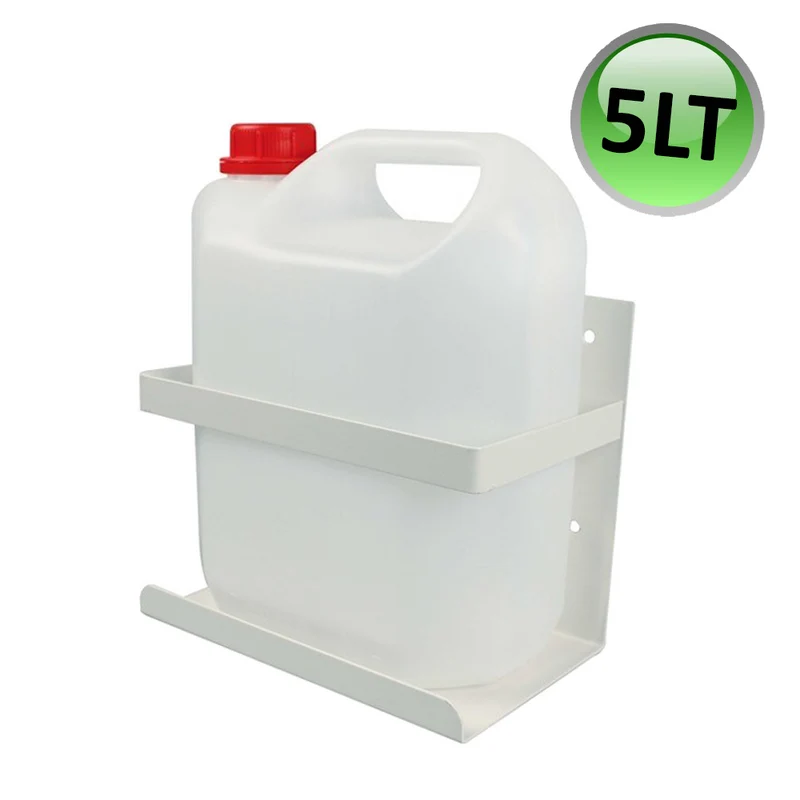Réservoir de récupération des condensats de 5 litres pour unités de climatisation extérieures. Support mural inclus.